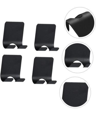 CABILOCK 16 STK Self-Adhesive Razor Hooks | Rustproof Steel Kitchen Utensil & Toothbrush Holder | Black | International Shipping - Buy Online on GoSupps.com