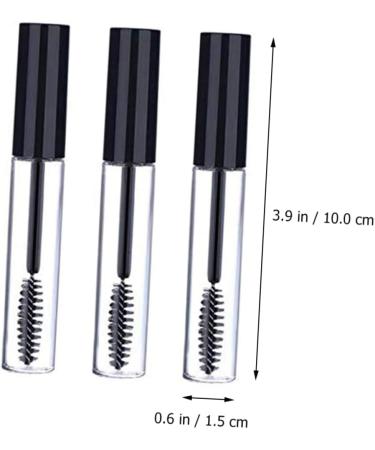 FOMIYES 6pcs Eyelash Solution Bottle Mini Containers Make up Bottle Empty Bottles Wooden Small Empty Bottle - Buy Online on GoSupps.com