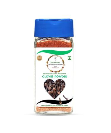 MJ TASTE NATURAL Cloves 50g 1.76oz Premium Grade Gluten-Free & Non-GMO | Raw Cloves Powder from India | Clove Powder for Cooking Smoothies Tea | Reusable Jar With Seasoning Cap Plastic Free
