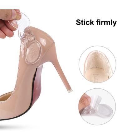 Soft Gel Heel Grips - Self-Adhesive Butterfly Cushion Pads Anti-Slip Inserts for Loose Shoes Protects Against Blisters & Calluses - 2 Pairs - Buy Online on GoSupps.com