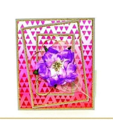 CrafTreat Tribal Stencils - Aztec Borders - 6x6 Inches - Reusable DIY Art Stencils - Buy Online on GoSupps.com