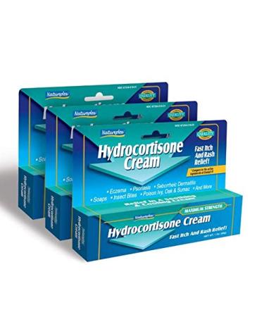Natureplex Hydrocortisone Cream Anti-Itch Cream, 1% (3 Pack) (3) - Buy Online on GoSupps.com