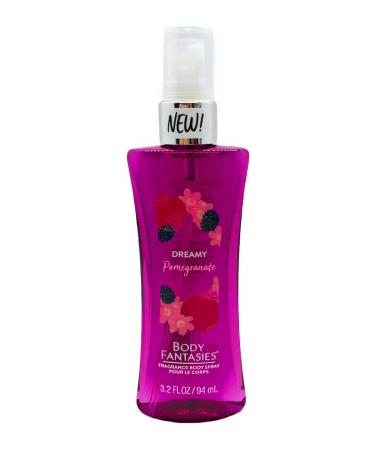 1) 3.2oz (84ml) Dreamy Pomegranate Body Fantasies Fragrance Body Spray Dreamy Pomegranate 3.2 Fl Oz (Pack of 1)