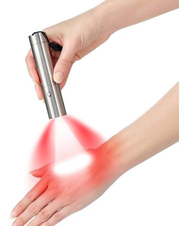 MWDY LED Handheld Red Light Therapy Device Red Light with 3 LEDs Portable Red Lamp Therapy Torch for Joint and Muscle Pain - Buy Online on GoSupps.com