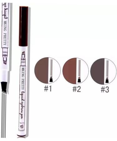 WOONEKY 8 Pcs Liquid Eyebrow Pen Eyebrow Pen Brow Pencil Eyebrow Makeup Tool Waterproof Eyebrow Pen - Buy Online on GoSupps.com
