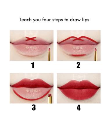 2-in-1 Waterproof Lipstick & Lip Liner Set - Long Lasting Matte Finish | 12 Colors - Mashpptuli #10 - Buy Online on GoSupps.com