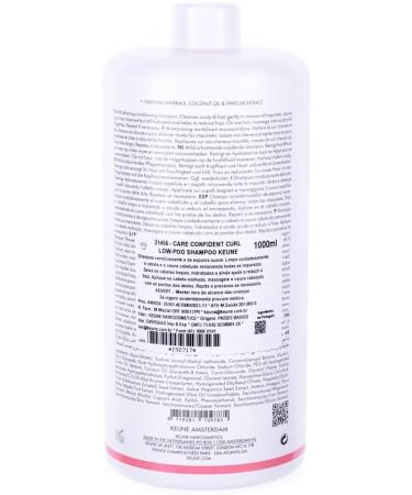 Keune Care Line Confident Curl Low - Poo Shampoo 1000ml - delicate shampoo for curly hair - Buy Online on GoSupps.com