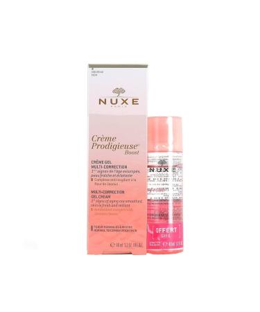 Nuxe Cr me Prodigieuse Boost Multi-Correction Gel Cream 40ml + Very Rose Soothing Micellar Water 3in1 50ml Free
