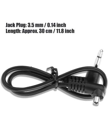 3.5mm Jack Plug Flash Sync Cable Cord - Male Flash PC 30 cm | Acouto - Buy Online on GoSupps.com