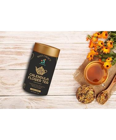 DKM Leanbeing Calendula Flower Tea 30g - Promotes Healthy Skin, Reduces Acne, Supports Oral Health - Buy Online on GoSupps.com