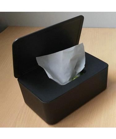 Wet Wipes Dispenser Holder with Lid Dustproof Tissue Storage Box for Home Office Tissue Holder Kitchen - Buy Online on GoSupps.com