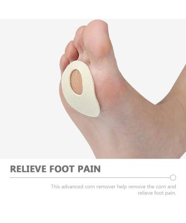 Healvian Bunion Adhesive Stickers - Anti-Wear Callus Patches for Sore Feet - Sweat-Absorbent Toe Cushions - 4 Pairs Beige, 5.7x4.3cm - Buy Online on GoSupps.com