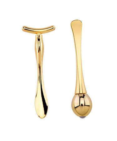 FOMIYES Eye Massage Roller Set | T-Bar & Cream Applicator Tool for Ultimate Skin Care | Shop Now - Buy Online on GoSupps.com