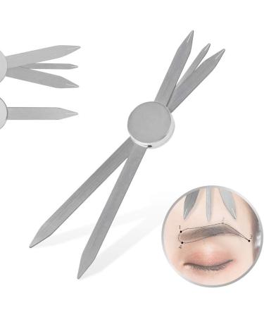 Buy Pohove Eyebrows Template Ruler - Precision Microblading & Eyebrow Mapping Tool | Stainless Steel Fibonacci Caliper for Perfect Eyebrow Balance - Buy Online on GoSupps.com
