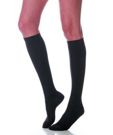 Scudotex Medium Short 140 Denier Mesh Microfiber Opaque Luxury Black Size 4 - 1 Piece