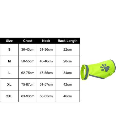 High Visibility Reflective Dog Vest | GSDGV Safety Jacket for Outdoor Sports - Size S - Buy Online on GoSupps.com