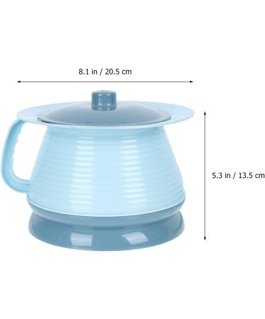 Chamber Pot Bedpan with Lid Household Cuspidor Urinal Bottle Urine Pots Potty Urinal for Elderly Female Male Bedridden Patient Hospital Emergency Device - Buy Online on GoSupps.com