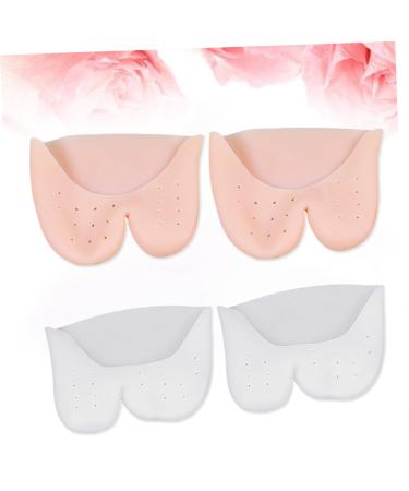 2 Pairs Gel Big Toe Caps - Soft Protective Toe Covers for Shoe Comfort and Pointe Cushion Support - Buy Online on GoSupps.com