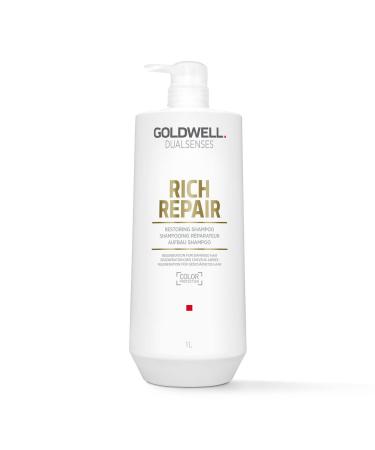 Goldwell Dualsenses Rich Repair Restoring Shampoo 33.8 Fl Oz (Pack of 1) Shampoo