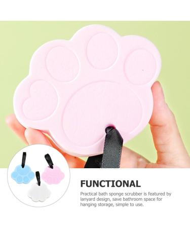 Beaupretty 3 Pcs Cute Bath Sponge Set - Exfoliating Shower Brush & PVA Loofahs for Gentle Cleansing - Perfect for All Skin Types - Buy Online on GoSupps.com