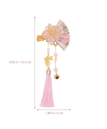 FRCOLOR 2Pcs Japanese Tassel Kimono Flower Hairpins - Traditional Duckbill Hair Barrettes for Women & Girls - Buy Online on GoSupps.com