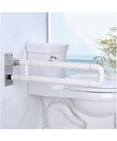 Bathroom Grab Bar Safety Support Rail Bathroom Safety Grab Bar Bathroom Balance Bar Stainless Steel Flip-Up Bathroom Grab Bar Suitab - Buy Online on GoSupps.com