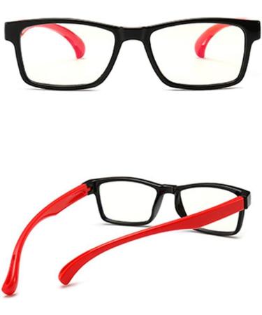 Tofox Anti Blue Light Glasses for Kids - Clear Lens Retro Reading Eyewear for Boys & Girls | Color 1 - Buy Online on GoSupps.com