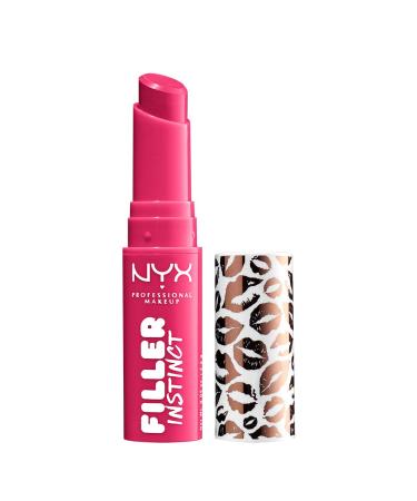 NYX PROFESSIONAL MAKEUP Filler Instinct Plumping Lip Color  Lip Balm - Juicy Pout (Cherry Red)