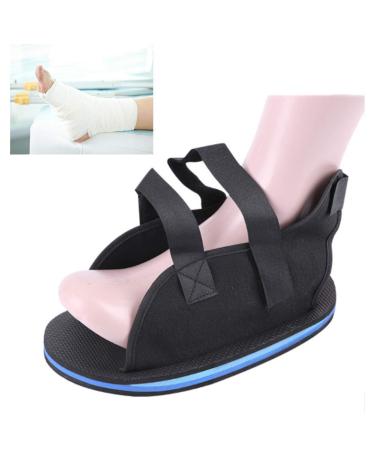 Medical Open Toe Plaster Cast Shoe Postoperative Recovery Walking Gypsum Shoe Rehabilitation Shoes Toe Valgus Surgical Fixed Shoes Ankle Brace Sprain Fixation Stability Shoe Toe Separators Protectors ML(29 cm)