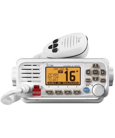 W2B - VHF Fixed Mount - VHF Fixed Mount - VHF, Basic, Compact, w/GPS, White