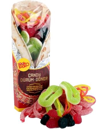 Look-O-Look Candy Durum Doner Sweets 100g - doner wrap sweets - Pack of 2 - Buy Online on GoSupps.com