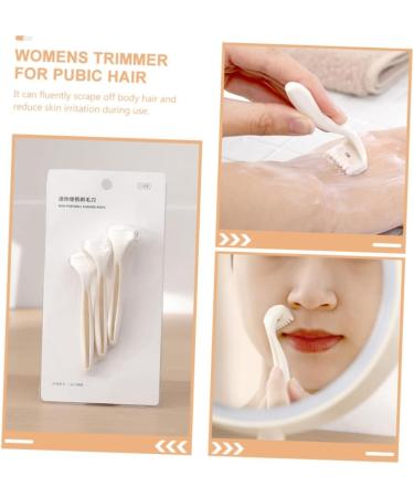 3 Pi ces Rasoir Femme Mini Tondeuse Corps et Aisselles Inoxydable Rasoir Intime Portable pour Jambes et Poils des Irritations Usage Quotidien - Buy Online on GoSupps.com