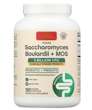 Larksh E NOmegas Formules Saccharomyces Boulardii Plus MOS 180 Capsules