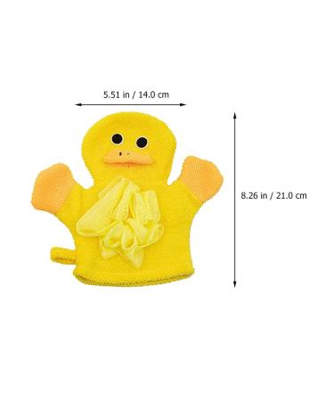 EXCEART 4pcs Kids Wash Gloves Bath Sponge Mitt Set - Children's Puppet Shower Loofah Gloves - Buy Online on GoSupps.com