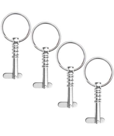 VTurboWay 4 Pack Quick Release Pin 1/4" Diameter w/Drop Cam & Spring, Usable Length 0.9", Full 316 Stainless Steel, Bimini Top Pin, Marine Hardware, All Parts are Made of 316 Stainless Steel - Buy Online on GoSupps.com