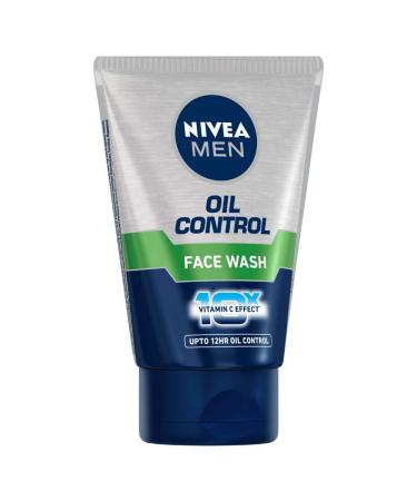 Nivea Men Oil Control Face Wash 10X Whitening - 100g/100ml - Buy Online on GoSupps.com