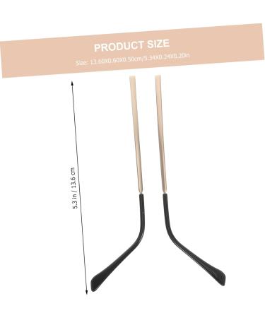 Solustrie Glasses Replacement Accessories Gold Arms & Pads for Sunglasses | Durable & Stylish Repair Solutions - Buy Online on GoSupps.com