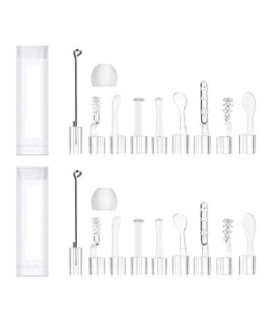 YYS SPY 22PCS Ear Pick Kit for Any 3.9MM LED Lights Otoscope  Earwax Removal Ear Spoon Fittings for 0.15 Wireless Otoscope Accessories Replacement Set