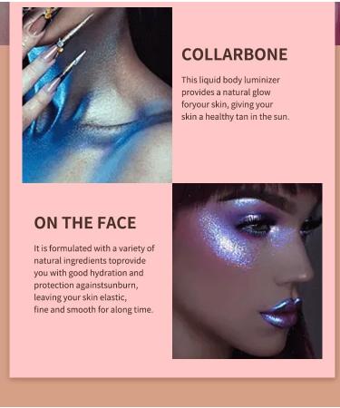 Buy Bright Green Body Glitter Spray | Moisturizing Liquid Highlighter for Face Hair & Body | Quick-Drying & Non-Sticky Makeup - Buy Online on GoSupps.com