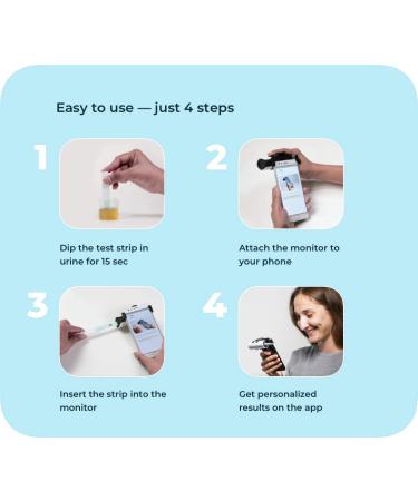 Inito Ovulation & Fertility Monitor | Tracks LH, Estrogen & PdG Levels | 15 Test Strips | iPhone 12 Pro Max - White - Buy Online on GoSupps.com