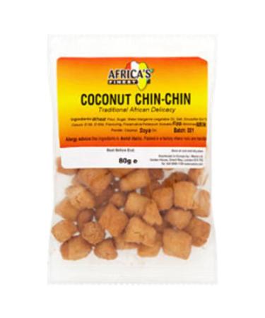 Africas Finest Chin Chin Coconut 80g-Fd