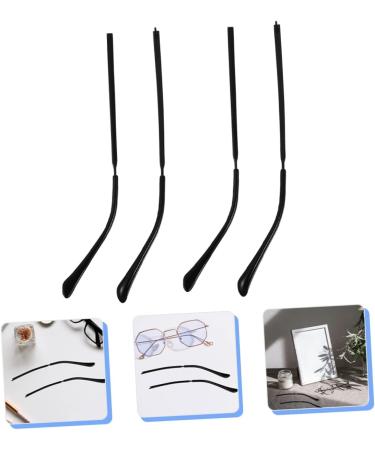 IPLUSMILE Replacement Glasses Legs - 8 Pairs DIY Temple Arm Metal Spare Parts for Men & Women - Thin Black Brackets (14x3cm 4pcs) - Buy Online on GoSupps.com