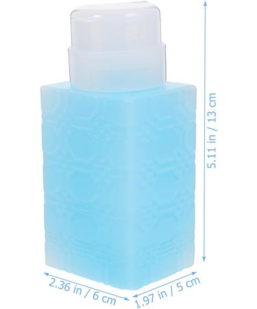 Beavorty pink nail polish nail oil alcohol nail polish remover dispenser push down pump bottle dispenser pump dispenser nail polish remover pump makeup remover container plastic travel Blue - Buy Online on GoSupps.com