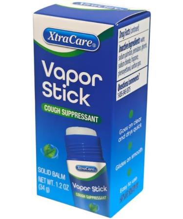 2 Pack - Vapor Stick 1.2 oz (34g) Soothing Relief for Congestion | Easy Glide-On Menthol Rub | 2 Box - Buy Online on GoSupps.com