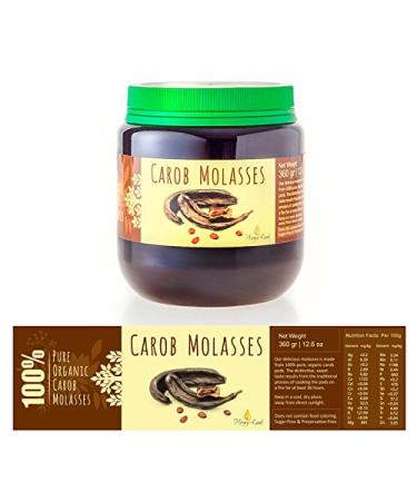 Honey Land 100% Pure Carob Syrup Molasses - Sugar-Free Chocolate Alternative 360g | Safe for Diabetics - Buy Online on GoSupps.com