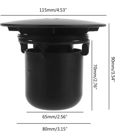 Shower Plughole Cover Replacement Deodorant Floor Drain Cover Shower Waste Trap Cover Hairs Catchers For Bathroom Bathroom Shower Waste Trap Cover - Buy Online on GoSupps.com