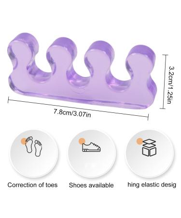 Weddhuis 4-Part Washable Toe Separator | Nail Polish Pedicure Tool & Toenail Divider - Buy Online on GoSupps.com