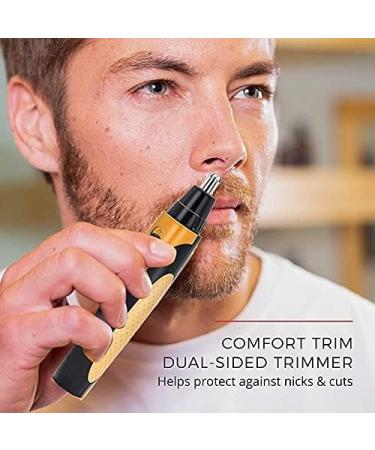 Nose Hair Trimmer 2-in-1 USB | Grooming Tool for Nose Sideburns Eyebrows & Ears - Buy Online on GoSupps.com