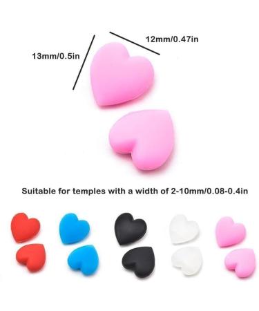 Buy Silicone Slip Ear Hooks for Eyeglasses - Sports Glasses Temple Accessory - Rose Size - International Shipping Available - Buy Online on GoSupps.com