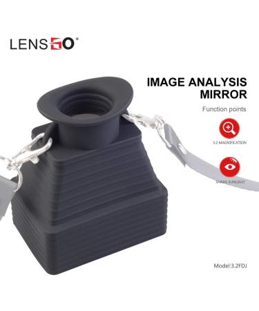 LENSGO 3.2'' LCD Viewfinder Hood for Canon Sony Nikon DSLR Cameras - Buy Online on GoSupps.com